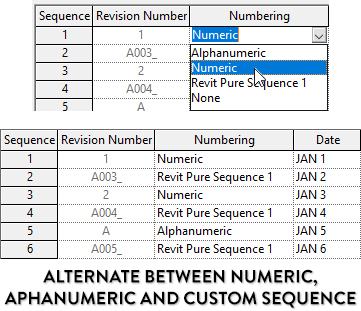 flexible revision numbering