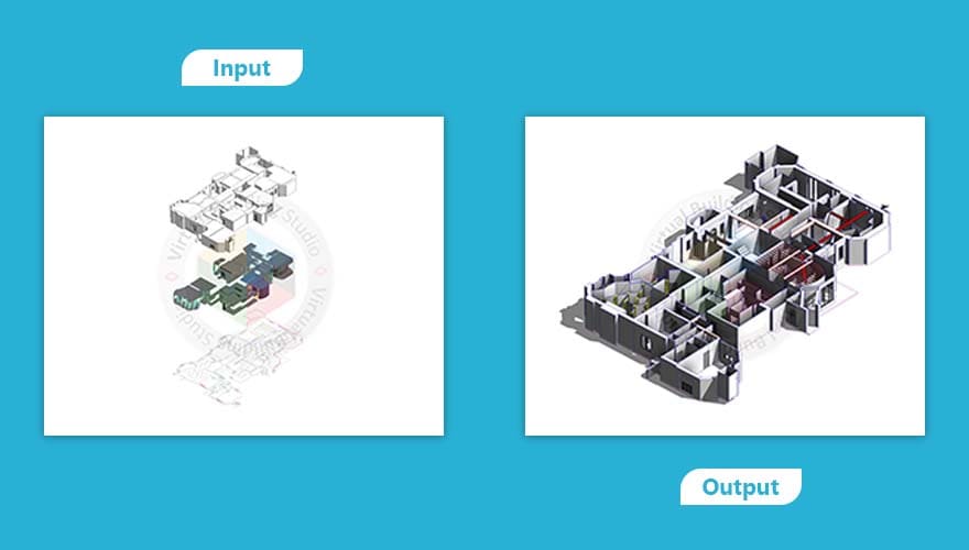 CAD to BIM with LOD 400