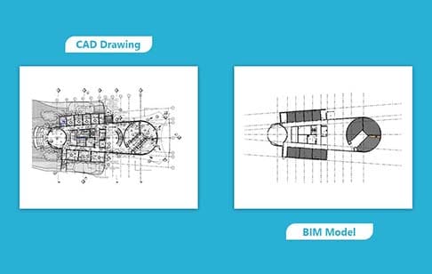 CAD to BIM with LOD 300